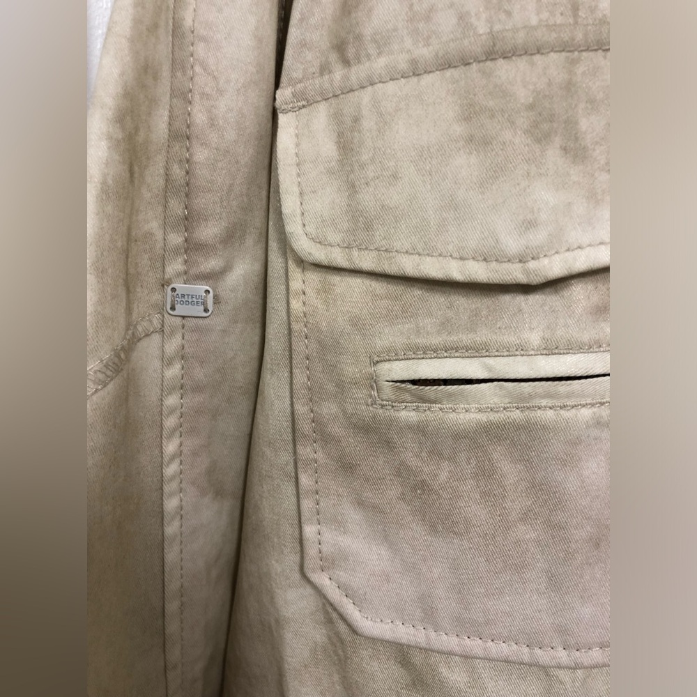 Artful Dodger Men's Combat Parka size M(38/40) Color Cream - Picture 3 of 11